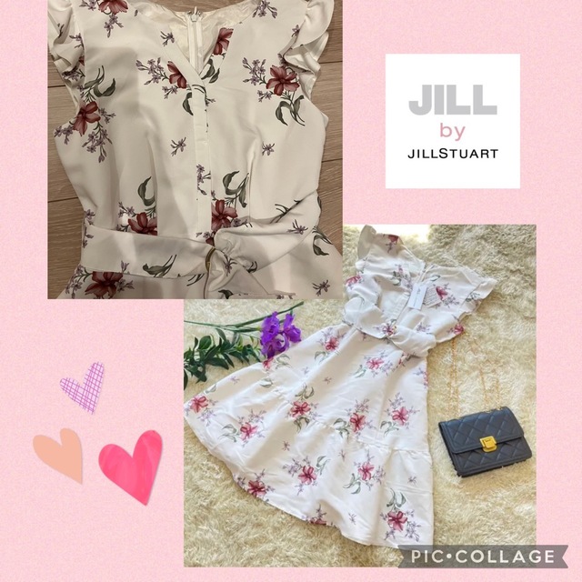 JILL by JILLSTUART(ジルバイジルスチュアート)のジルスチュアート  花柄ワンピース レディースのワンピース(ミニワンピース)の商品写真