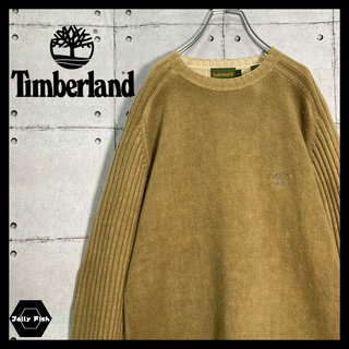 ティンバーランド(Timberland)の【レアデザイン】90s OLD Timberland ウール リブニットセーター(ニット/セーター)