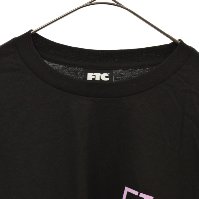 FTC(エフティーシー)のFTC エフシーティー ロゴ バックプリント 長袖Tシャツ カットソー ブラック/パープル メンズのトップス(Tシャツ/カットソー(七分/長袖))の商品写真