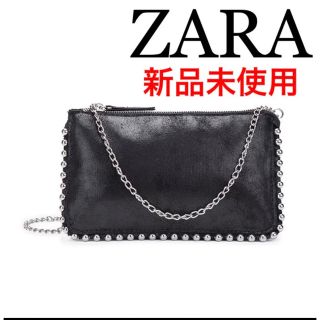 ❤️新品未使用品❤️ ZARA スタッズ付き チェーンバッグ クロスボディバッグ(ショルダーバッグ)