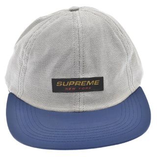 シュプリーム(Supreme)のSUPREME シュプリーム 15SS Metallic Mesh Competition 6-Panel Cap メタリックメッシュコンペティション6パネルキャップ メタルロゴキャップ 帽子 シルバー/ネイビー(キャップ)