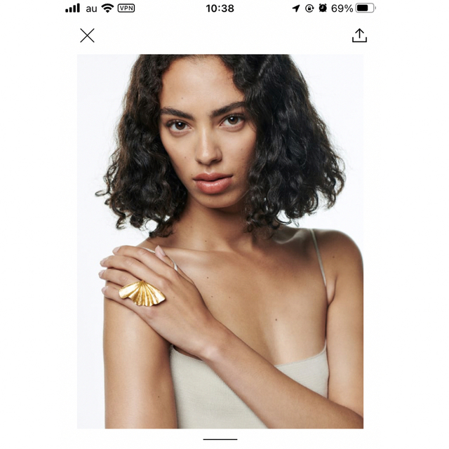 ZARA(ザラ)のZARA 指輪　Mサイズ レディースのアクセサリー(リング(指輪))の商品写真