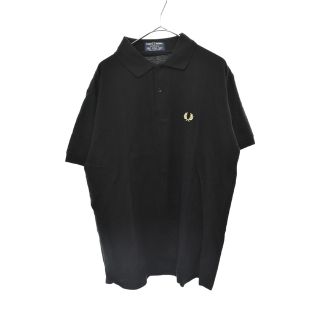 フレッドペリー(FRED PERRY)のFRED PERRY フレッドペリー 80S イングランド製 ロゴ刺繍 ポロシャツ ブラック(ポロシャツ)