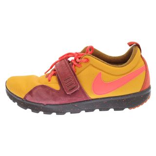 ナイキ(NIKE)のNIKE ナイキ ×POLeR TRAINERENDOR 616691-766 ×ポーラー トレイナーエンドー メッシュローカットスニーカー マスタード/パープル US10(スニーカー)