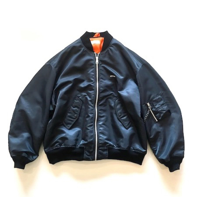 ネオンサイン ボンバージャケット 完売品 ネイビー ネオンサイン ボンバージャケット 完売品 ネイビー