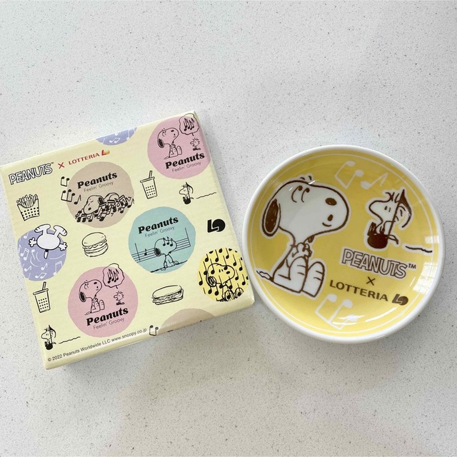 PEANUTS(ピーナッツ)のミニミニスヌーピー 小皿 エンタメ/ホビーのおもちゃ/ぬいぐるみ(キャラクターグッズ)の商品写真