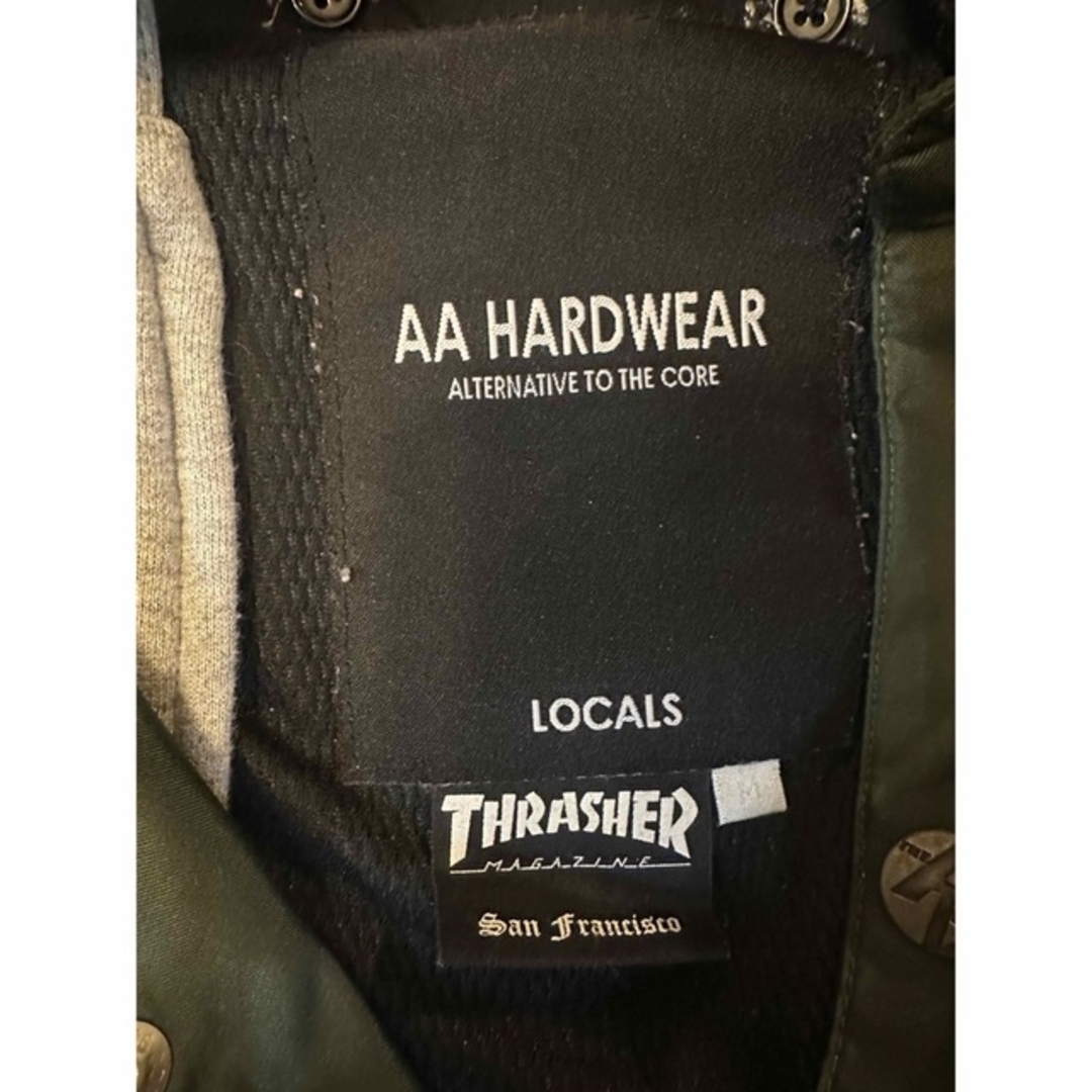 THRASHER(スラッシャー)のAA HARDWEAR THRASHER コーチジャケット スポーツ/アウトドアのスノーボード(ウエア/装備)の商品写真