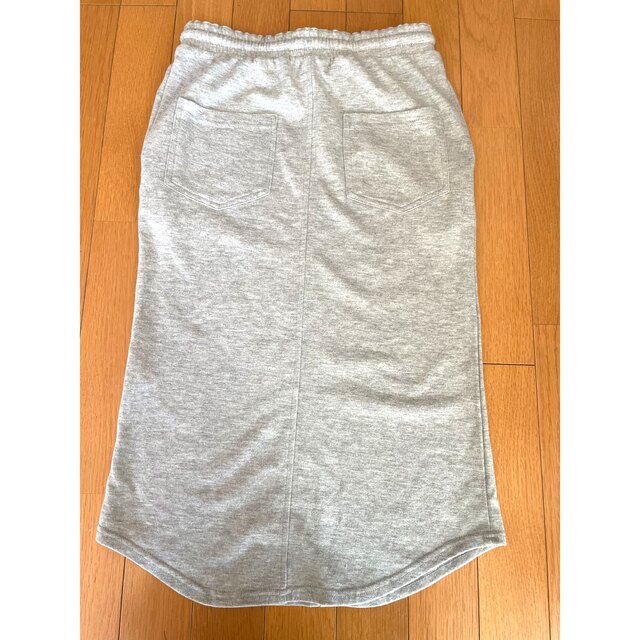 dazzlin(ダズリン)のスウェット　スカート　グレー レディースのスカート(ひざ丈スカート)の商品写真