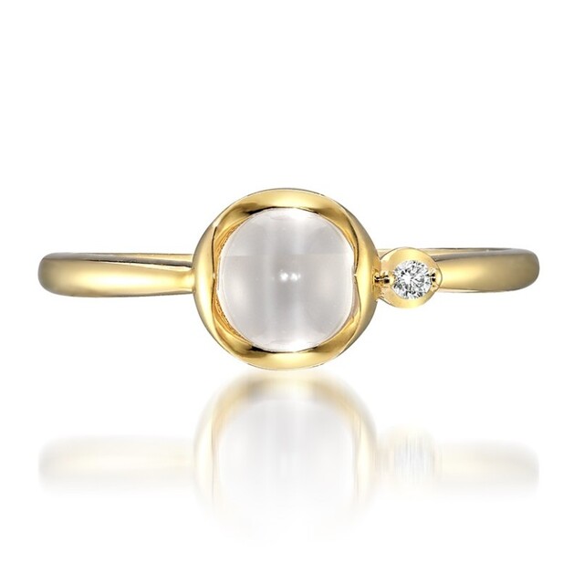 STAR JEWELRY - スタージュエリー K10 リング ムーンストーン