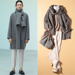 セオリーリュクス(Theory luxe)のtheory luxe 21AW 完売 ストール付き コート(その他)