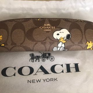 COACH - スヌーピー コーチ コラボ ペンケースの通販 by ラスシ's shop