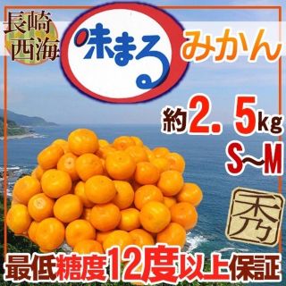 長崎県産 味まるみかん S〜M 約2.5kg 秀品の通販|ラクマ