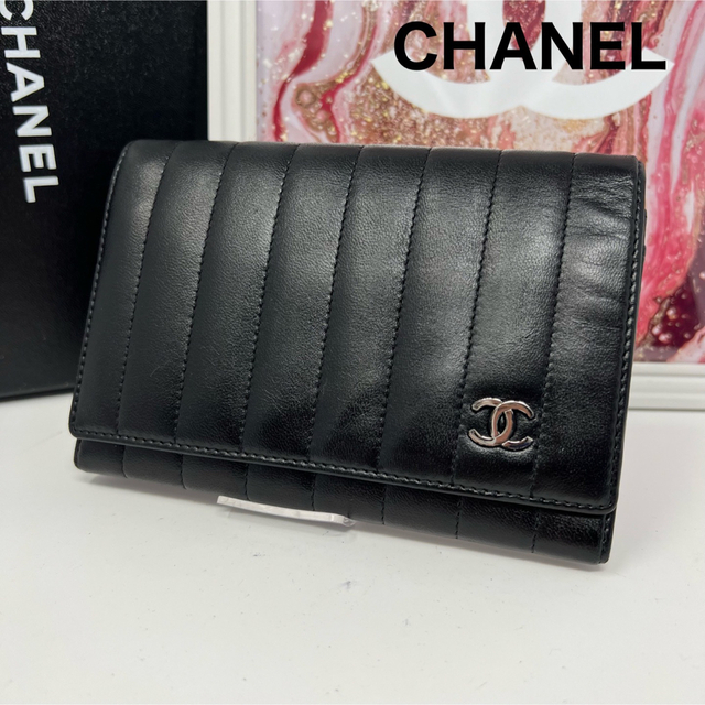 CHANEL シャネル ニューマドモアゼル ミディアムフラップウォレット