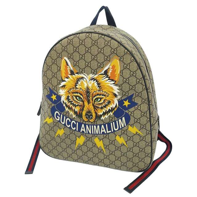 堅実な究極の Animalium アニマリウム バックパック グッチ - Gucci 433578 リュック GUCCI リュック+バックパック