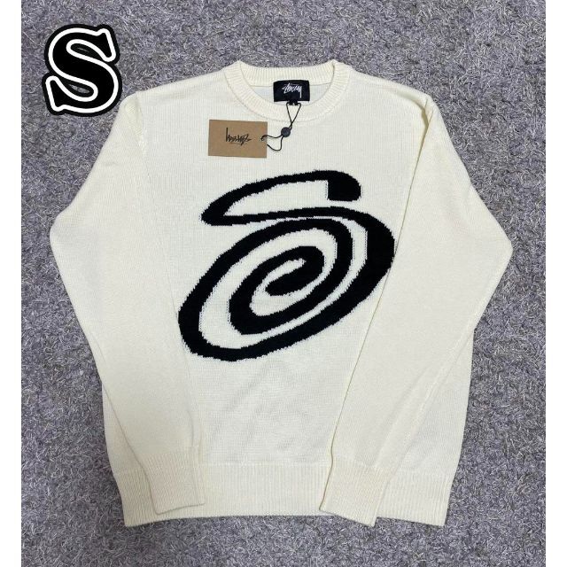 STUSSY CURLY SWEATER ニット セーターユニセックスL