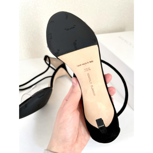 MANOLO BLAHNIK(マノロブラニク)の新品未使用　ManoloBlahnik　マノロ　サンダル　39.5 US9.5 レディースの靴/シューズ(ハイヒール/パンプス)の商品写真