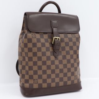 ルイヴィトン(LOUIS VUITTON)のLOUIS VUITTON ソーホー リュックサック ダミエ エベヌ(リュック/バックパック)