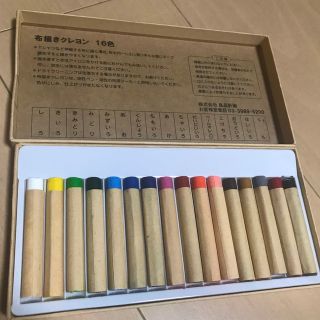 ムジルシリョウヒン(MUJI (無印良品))の無印　布描きクレヨン(クレヨン/パステル)