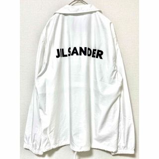 ジルサンダー(Jil Sander)のジルサンダー　JIL SANDER コーチジャケット　コットン　ロゴ　ホワイト(その他)