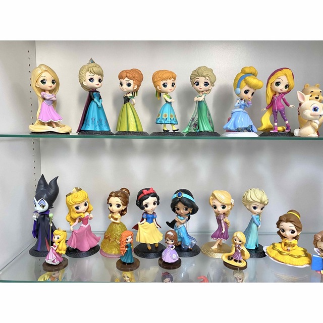 最安価格 Disney - ディズニー Qposket プリンセス フィギュアの通販