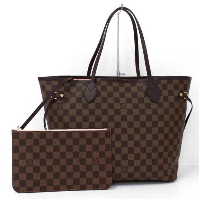 ルイヴィトン LV ダミエ ネヴァーフル MM ブラウン 美品