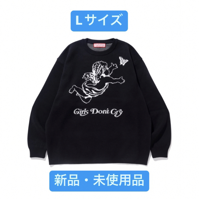 GDC(ジーディーシー)のGirls Don’t Cry Angel Knit Lサイズ 新品 未使用 メンズのトップス(ニット/セーター)の商品写真