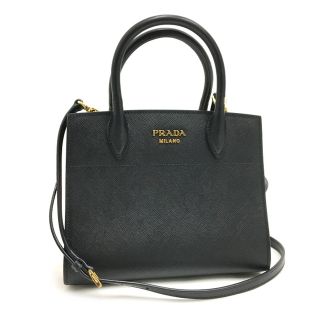 プラダ(PRADA)のPRADA 2WAY ハンドバッグ サフィアーノ レザー ブラック 1BA071(その他)