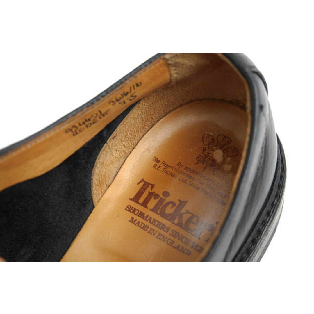 Trickers(トリッカーズ)のトリッカーズ／Tricker's シューズ ビジネスシューズ 靴 ビジネス メンズ 男性 男性用レザー 革 本革 ブラック 黒  M3616 ROBERT ロバート シングルソール プレーントゥ レザーソール グッドイヤーウェルト製法 メンズの靴/シューズ(ドレス/ビジネス)の商品写真
