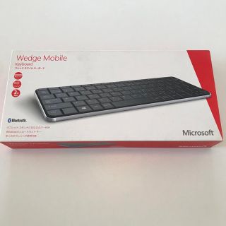 マイクロソフト(Microsoft)の新品未開封　Wedge Mobile Keyboard U6R-00022(PC周辺機器)