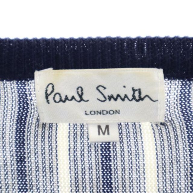 ポールスミス ストライプ ニット M ネイビー系 Paul Smith 長袖 セーター メンズ   【221214】 5