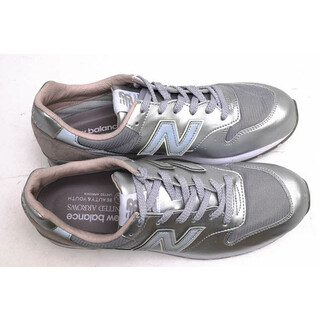ニューバランス／NEW BALANCE シューズ スニーカー 靴 ローカット メンズ 男性 男性用レザー 革 本革 シルバー 銀 MRL996 UA