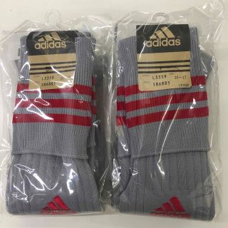 アディダス(adidas)のadidas サッカーストッキング　2足セット　25-27(ウェア)