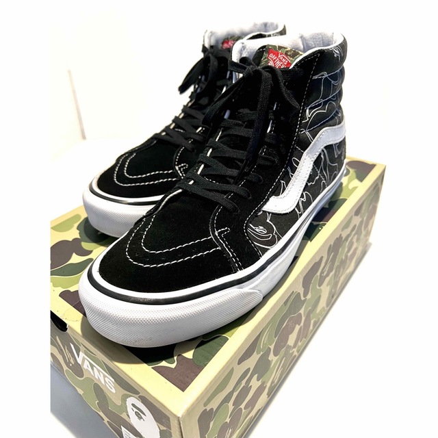 BAPE X VANS LINE ABC CAMO SK8 HI