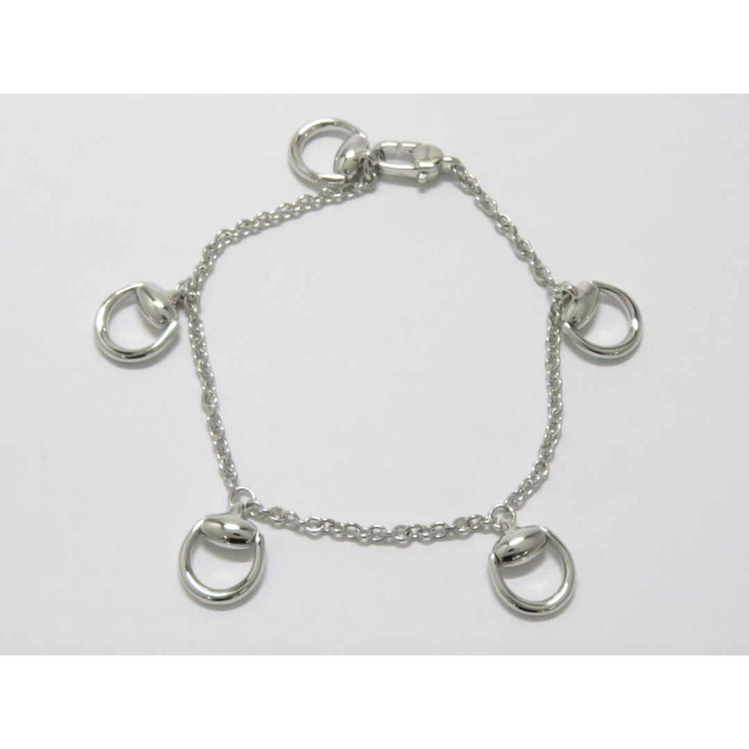 GUCCI - GUCCI ホースビット ブレスレット 750WG K18WG ホワイト GUCCI - GUCCI ホースビット ブレスレット 750WG K18WG ホワイト