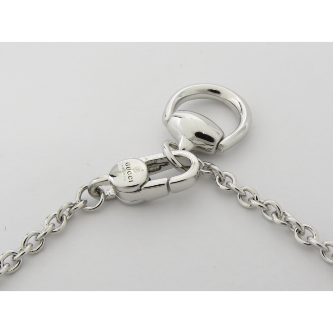 GUCCI - GUCCI ホースビット ブレスレット 750WG K18WG ホワイト GUCCI - GUCCI ホースビット ブレスレット 750WG K18WG ホワイト