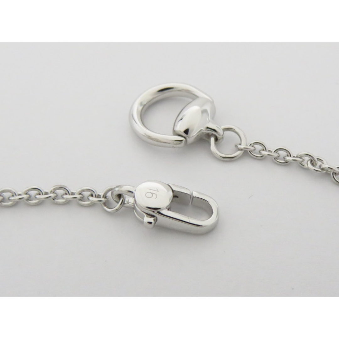 GUCCI - GUCCI ホースビット ブレスレット 750WG K18WG ホワイト GUCCI - GUCCI ホースビット ブレスレット 750WG K18WG ホワイト