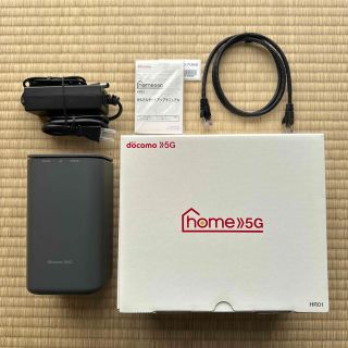 エヌティティドコモ(NTTdocomo)のdocomo HOME 5G HR01 Wi-Fiホームルーター(その他)