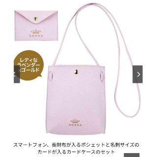 Sweet付録✤TOCCA Beautyポシェット＆カードケース(ショルダーバッグ)