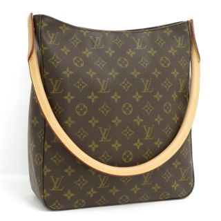 Louis Vuitton Shoulder Bag Looping Brown Monogram M51145 MI0020