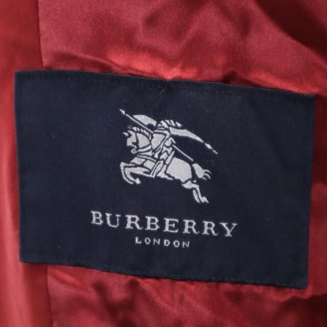 BURBERRY - バーバリー 総柄 中綿コート 7 レッド系 BURBERRY