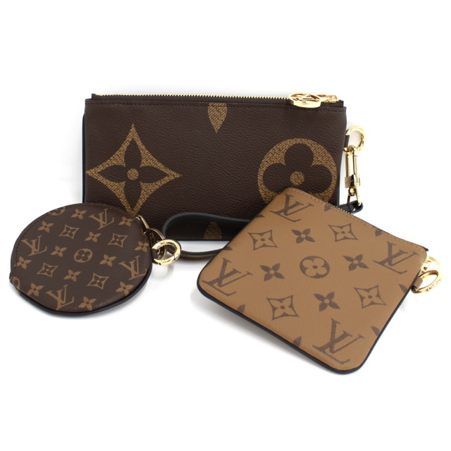 LOUIS VUITTON ポーチ ポシェットトリオ モノグラム ジャイアント