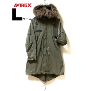 人気⭐︎AVIREX USAアヴィレックス ミリタリーハーフジャケット 茶色 XL