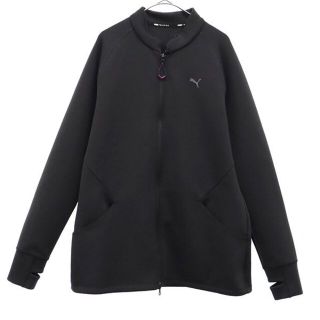 プーマ(PUMA)のプーマ プリント 長袖ジャージ XL ブラック PUMA スポーツ トレーニング メンズ 【中古】  【221221】(ジャージ)