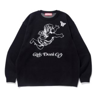 Girls Don't Cry Angel Knit Black サイズM