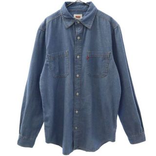 リーバイス(Levi's)のリーバイス 長袖　デニムシャツ S ブルー Levi's メンズ 【中古】  【221221】(シャツ)