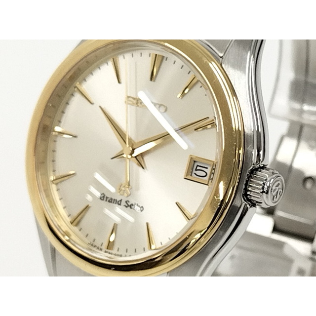 Grand Seiko デイト メンズ クオーツ 文字盤シャンパンゴールド