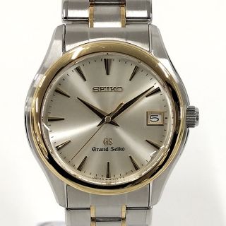 Grand Seiko デイト メンズ クオーツ 文字盤シャンパンゴールド