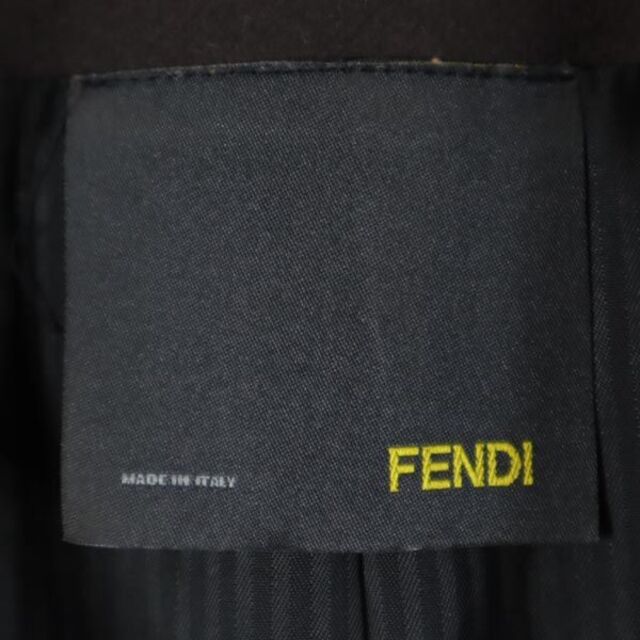 FENDI フェンディー　レザーコート イタリア製　X1439