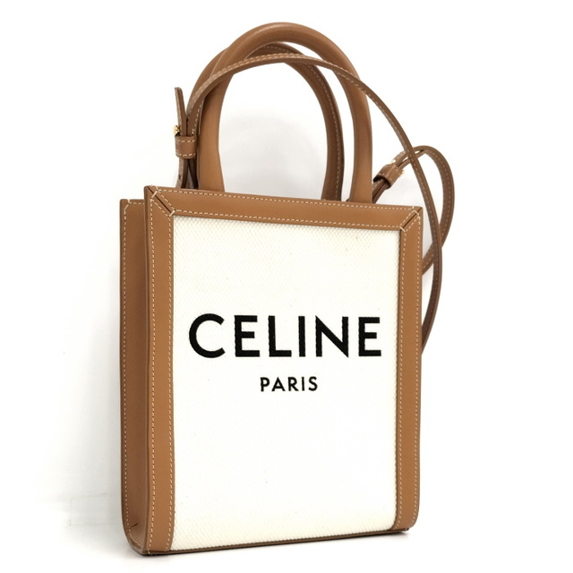 celine - CELINE ミニ バーティカルカバ 2WAY ショルダーバッグ レザー