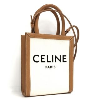 セリーヌ CELINE バーティカルカバスモール 2WAYバッグ トートバッグ ショルダーバッグ レザー ネイビー  新入荷 OB1559